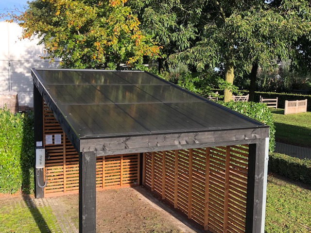 zonnepanelen tuin