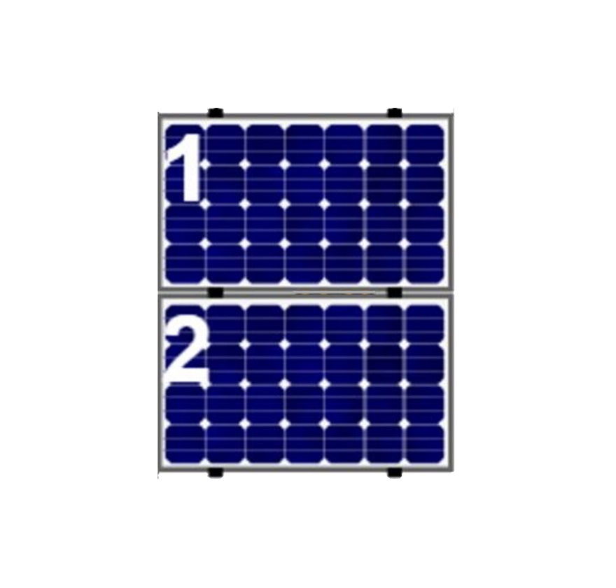 2 zonnepanelen