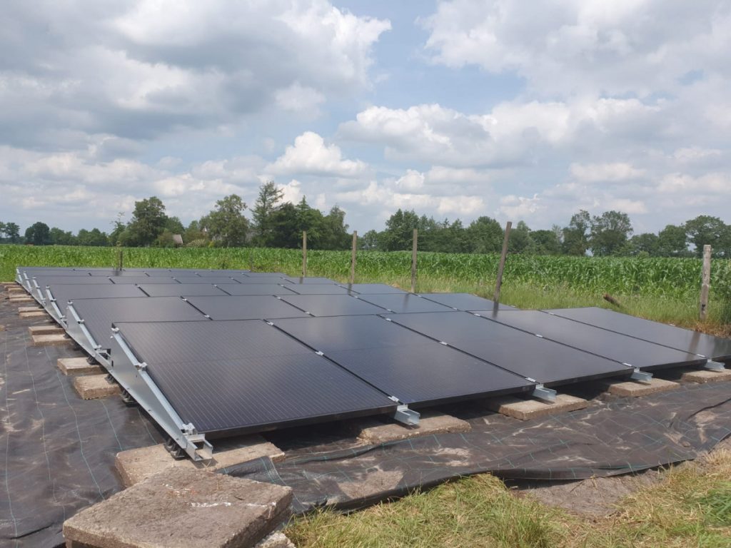 zonnepanelen tuin