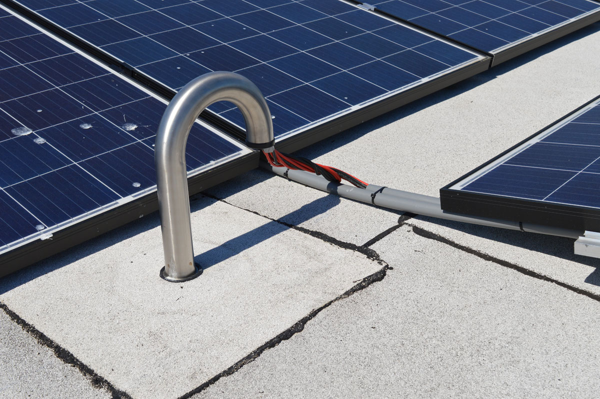 montagesysteem zonnepanelen plat dak