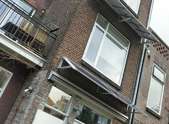 zonnepanelen op gevel