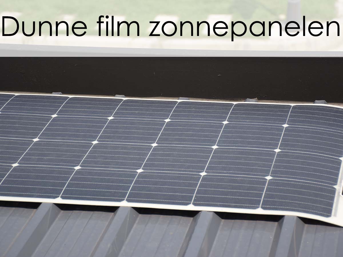 thin film zonnepanelen